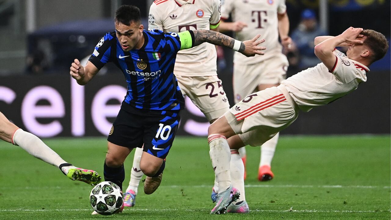 Inter y Bayern en Champions League jugaron el paso a semifinales.