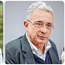 Andrea Petro y Álvaro Uribe.