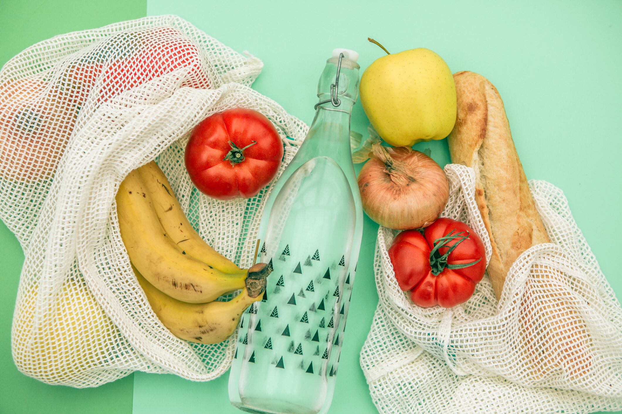 Alimentos empacados.