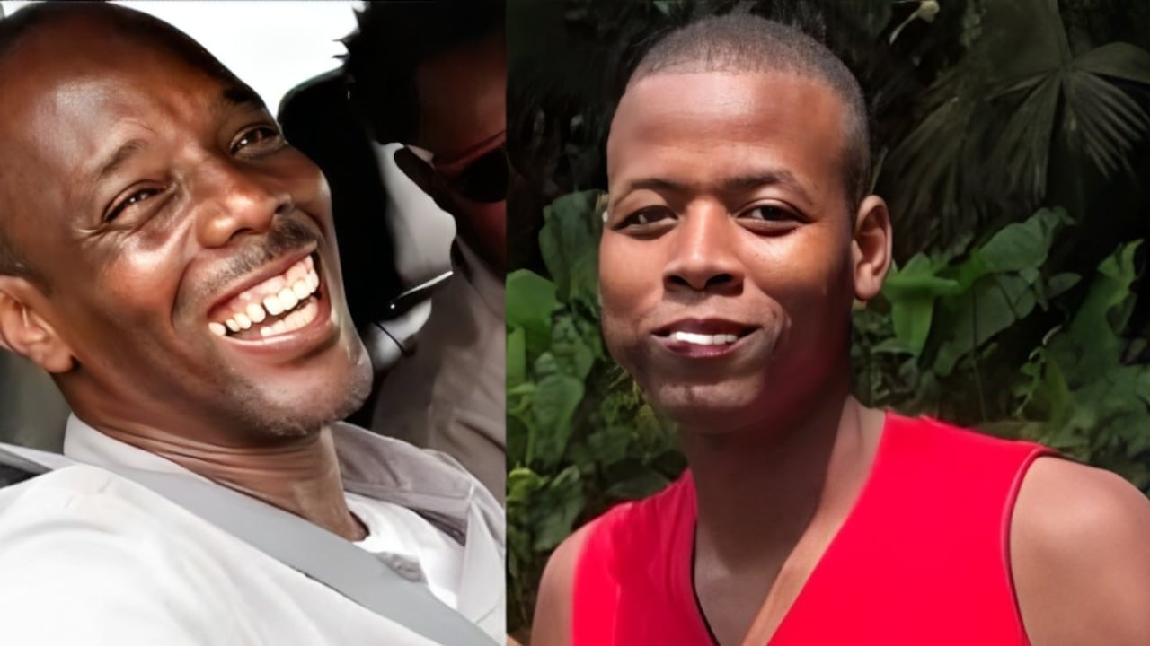 El soldado profesional Wilson Jair Valencia y su padrastro Wilber Mosquera Cuero, asesinados en Buenaventura.