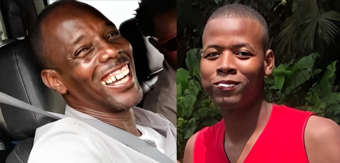 El soldado profesional Wilson Jair Valencia y su padrastro Wilber Mosquera Cuero, asesinados en Buenaventura.