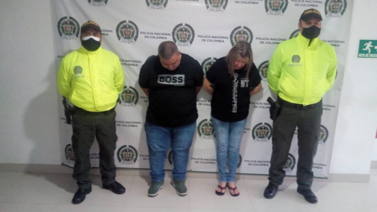 Fernando Zuleta Bermúdez y Martha Lucía Osorio Cárdenas, detenidos por trata de personas