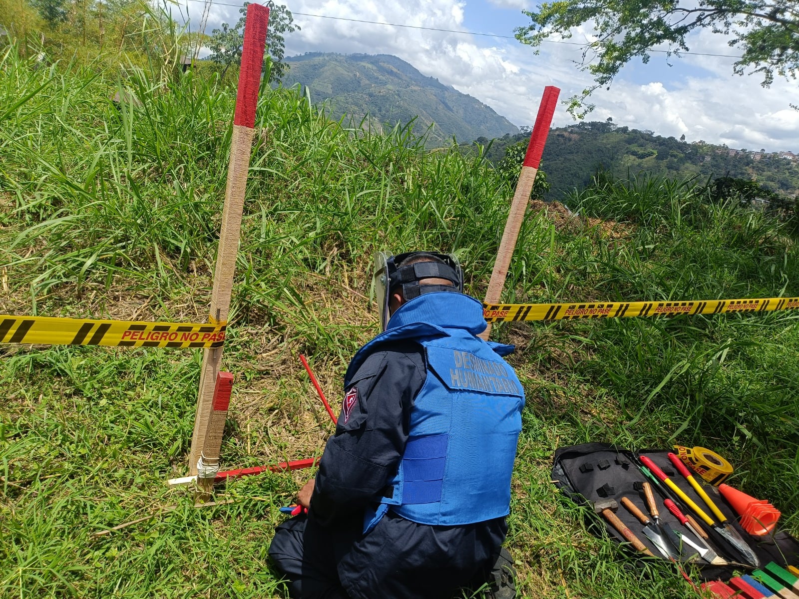 De los 87 municipios que tiene el departamento, 55 no presentaron afectación por minas antipersonal