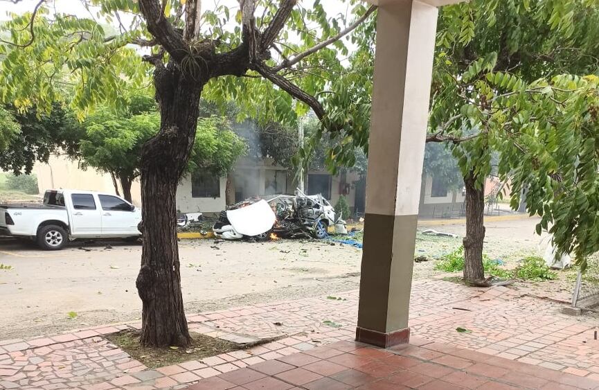Carro bomba en Cúcuta.