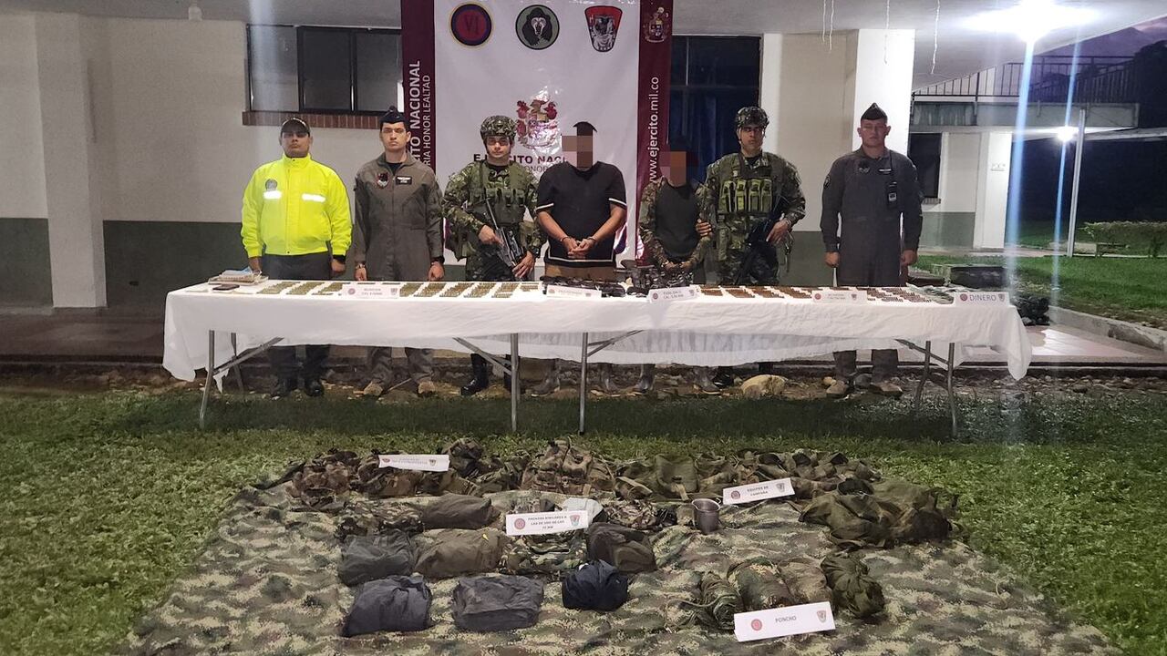 Durante la intervención, las autoridades incautaron una serie de elementos de alto valor estratégico.