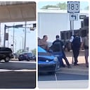 Momento en el que un venezolano es detenido por el ICE