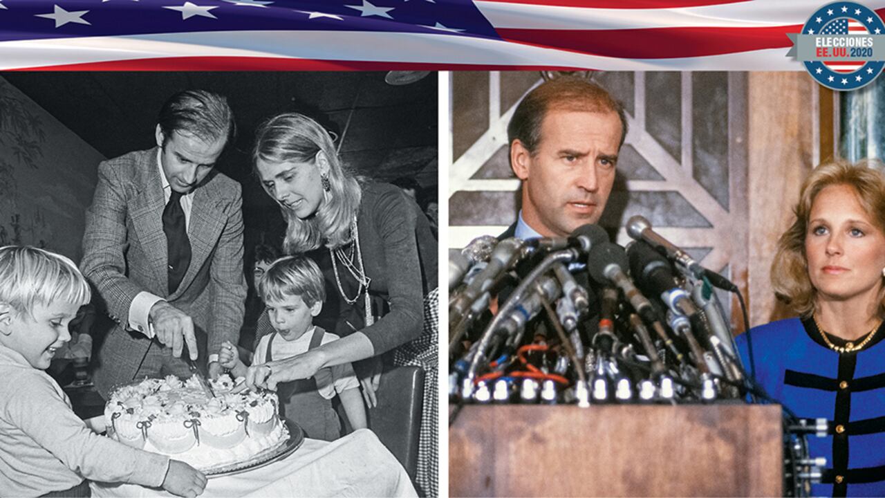 Biden perdió a su primera esposa, Neilia, y a su bebé, Nami, en 1972. Hoy está casado con Jill, que lo ha acompañado en toda su carrera.
