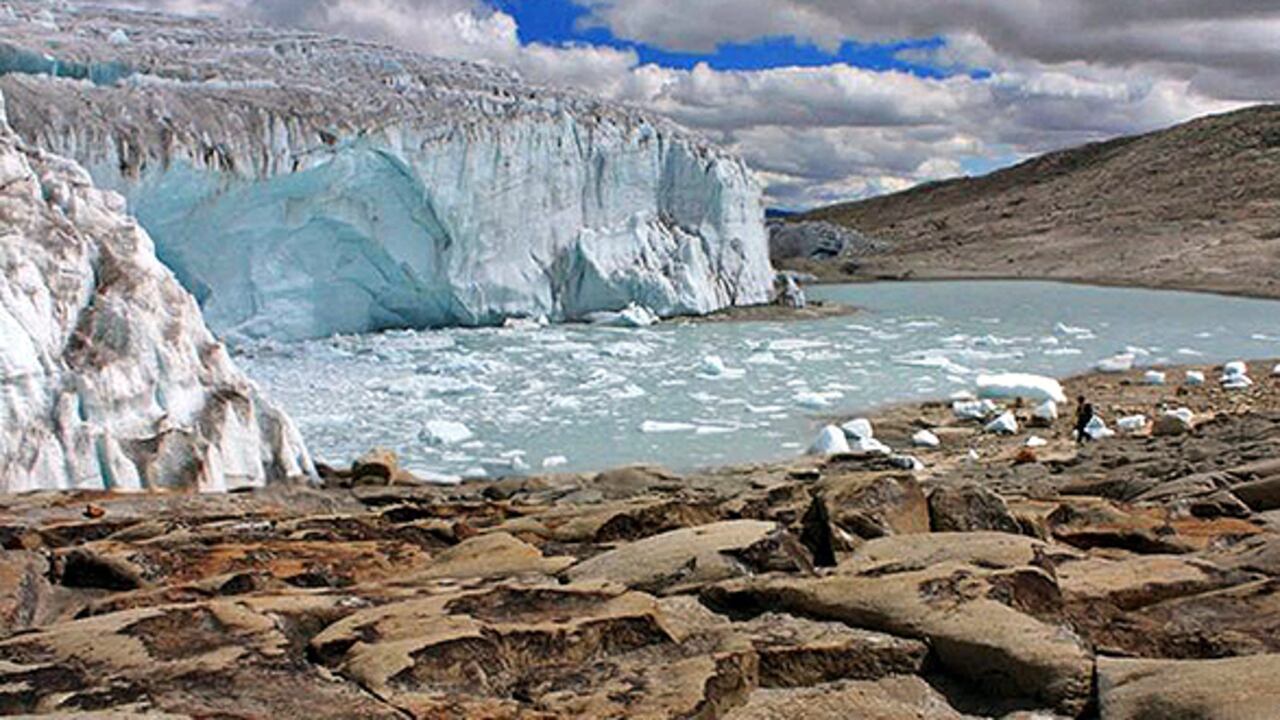 Contaminado ya en el Siglo XVI, el glaciar Quelccaya, en el sur de Perú.