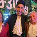 Nairo junto a sus padres: Eloisa Rojas y Luis Quintana