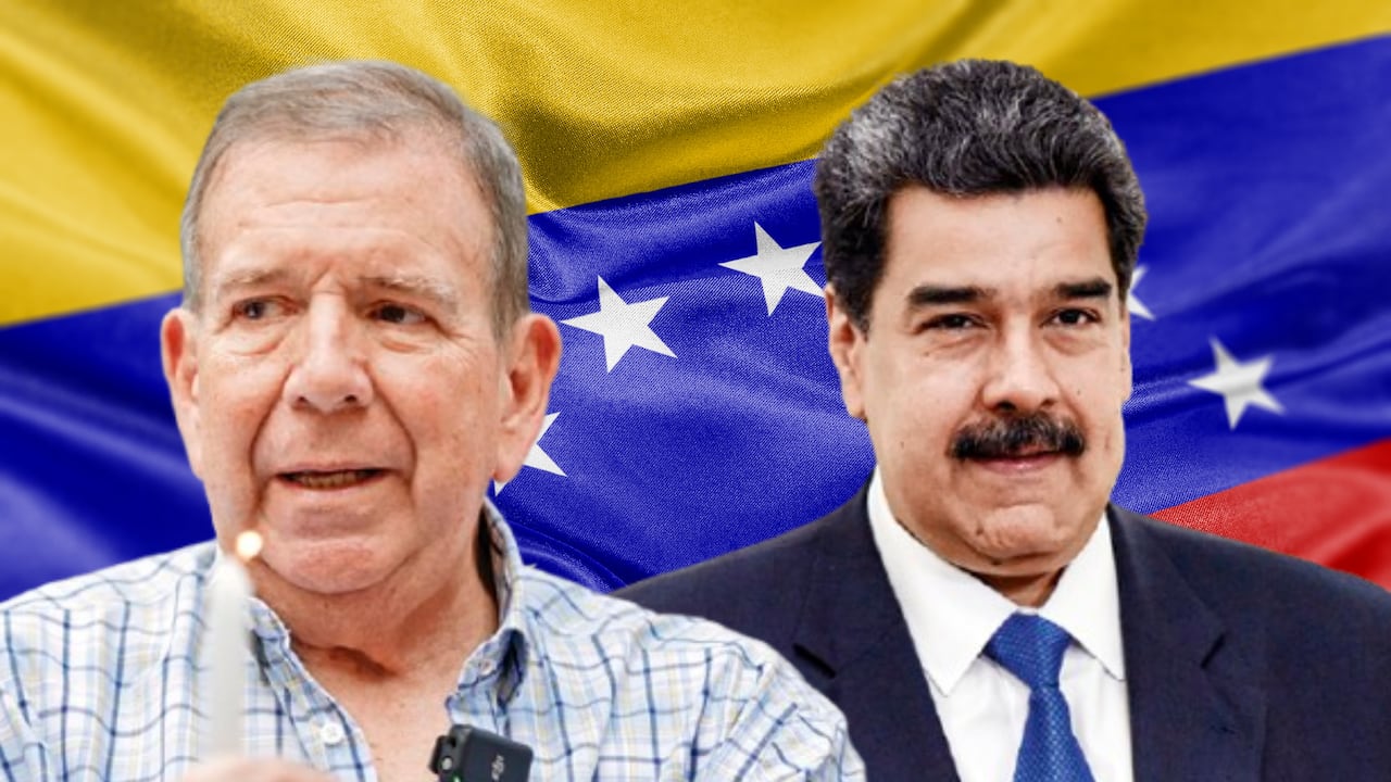 Edmundo González y Nicolás Maduro