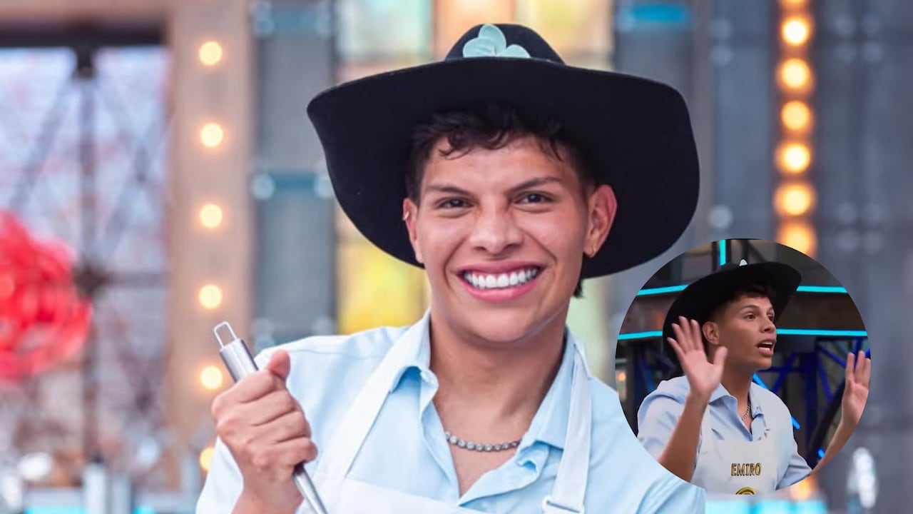 Emiro Navarro en el primer capítulo de Masterchef.