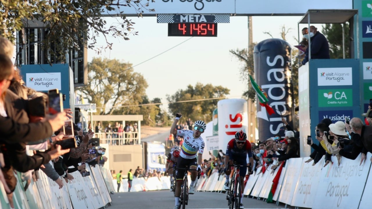 El podio fue tricolor en Portugal.