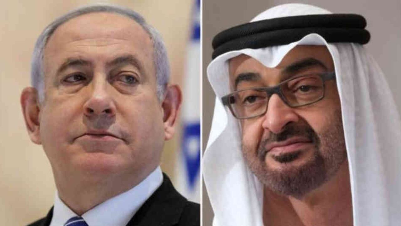 Benjamín Netanyahu y el príncipe heredero Mohammed bin Zayed negociaron el acuerdo con el apoyo de EE.UU.