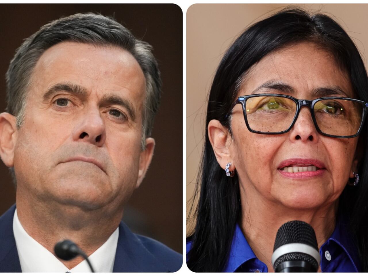 Director de la CIA se reunió con Delcy Rodríguez, presidenta interina de Venezuela, en Caracas