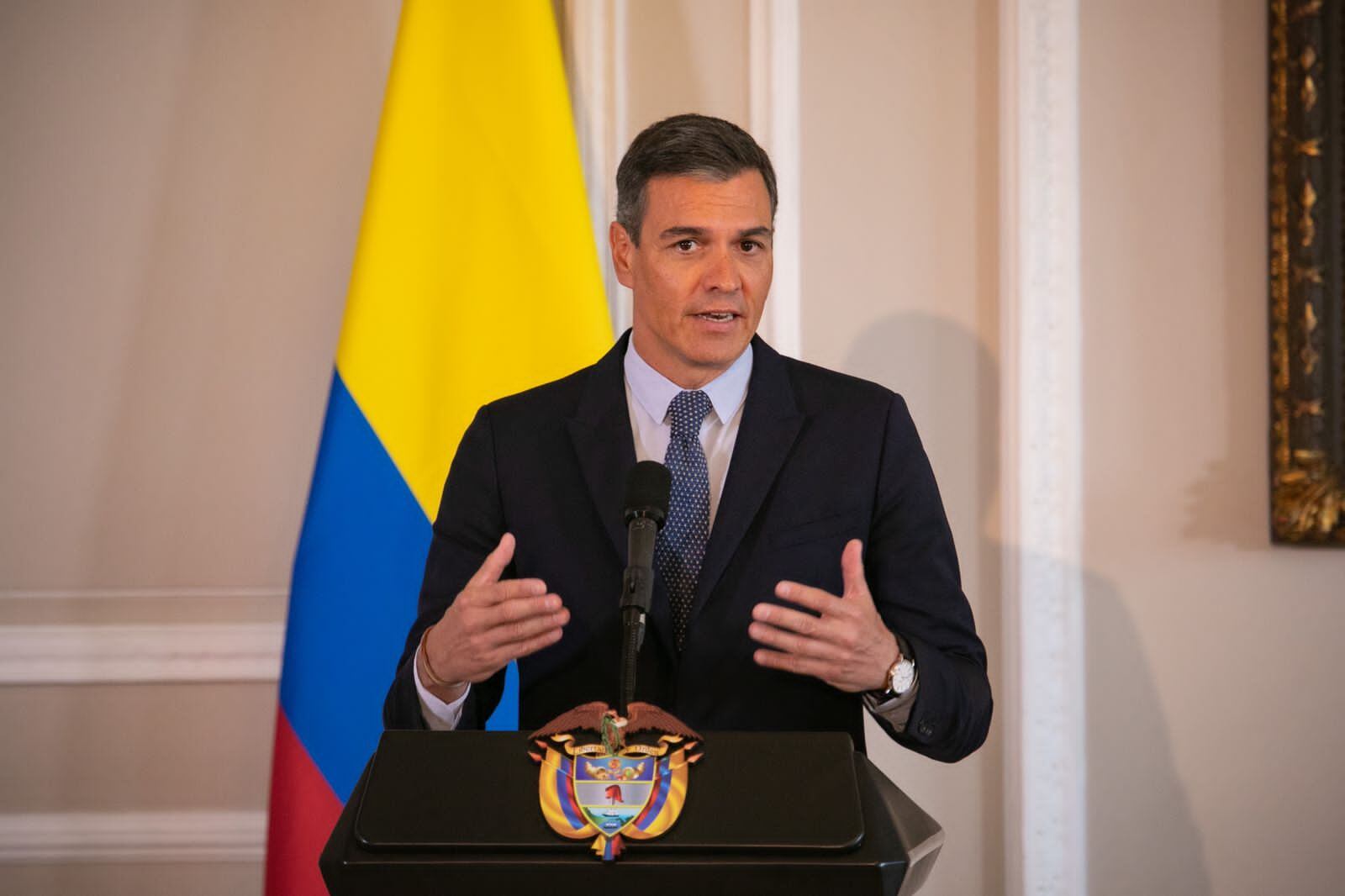 Presidente de España Pedro Sánchez