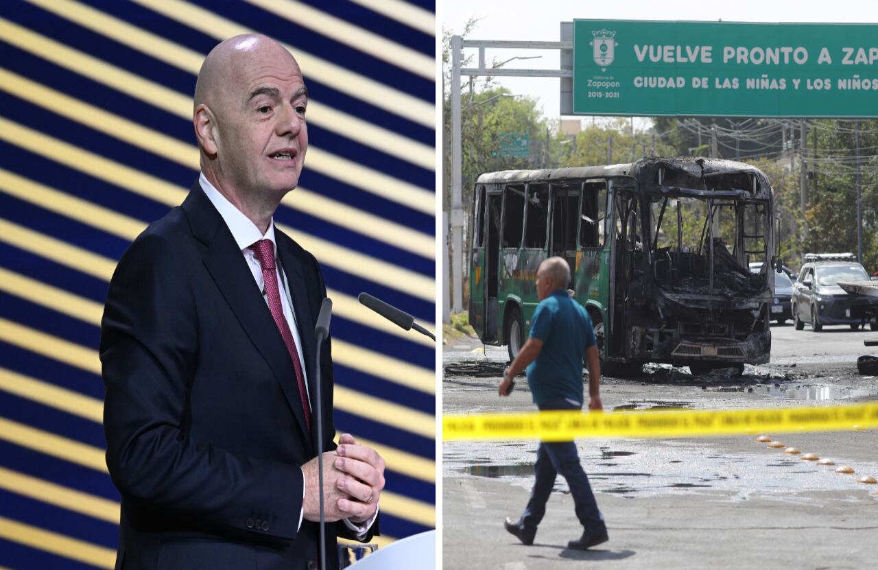 Gianni Infantino habló sobre la ola de violencia en México y el Mundial 2026.