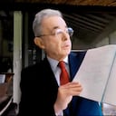 El expresidente Álvaro Uribe, en la audiencia que cerró las intervenciones por la solicitud de preclusión que hizo la Fiscalía.