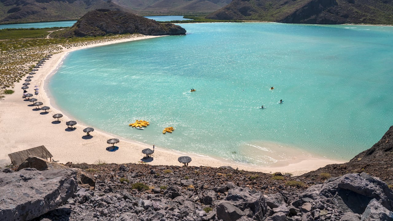 Esta playa es considerada una de las más lindas de la región latinoamericana.