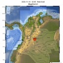 El movimiento telúrico se reporto sobre las 2:48 a.m. de este viernes 10 de noviembre que se sintió en varias partes del país. Foto X: @sgcol