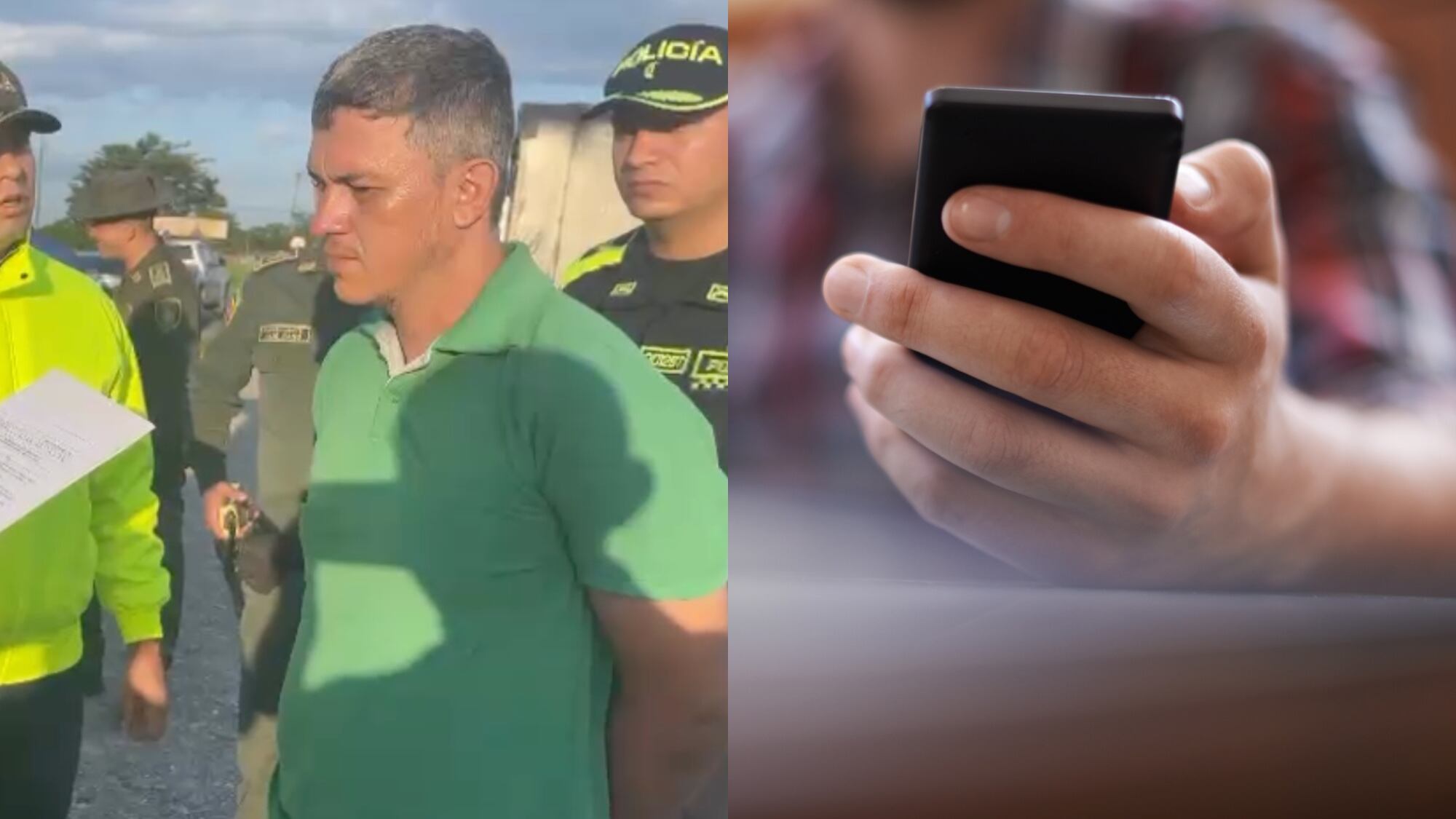 Harold Echeverry cayó por una llamada a un familiar.