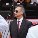El presidente Gustavo Petro durante el Desfile Militar del 20 de julio en Bogotá.