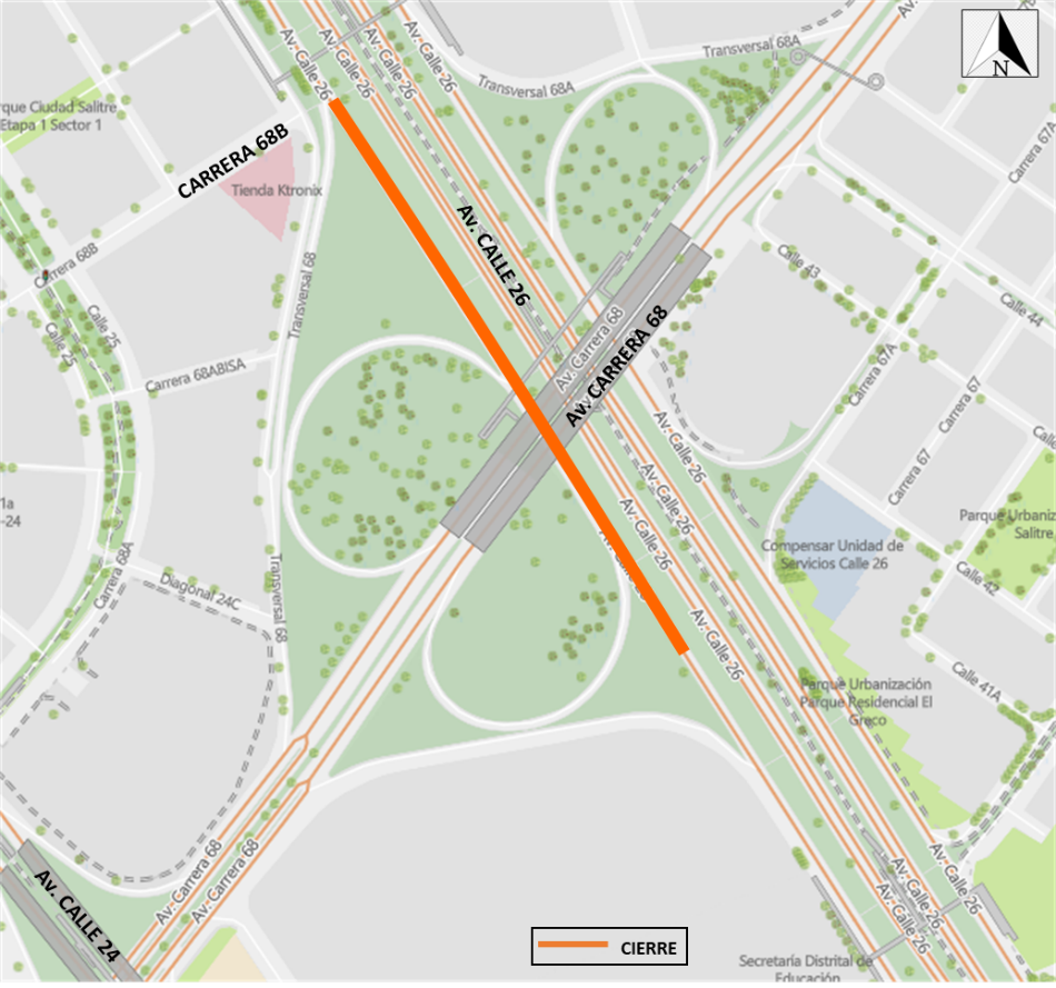 Traslado de paraderos.