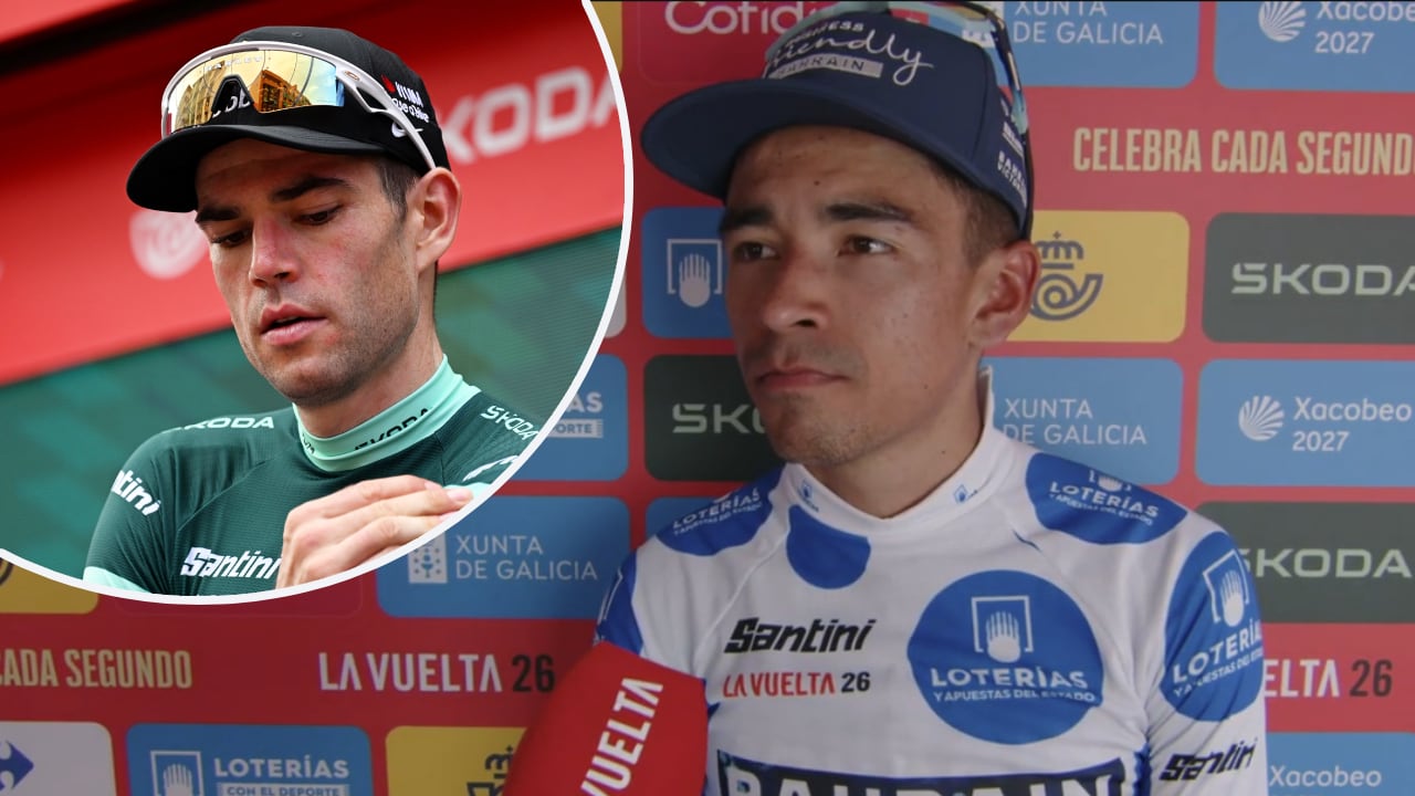 Santiago Buitrago habló de su batalla contra Wout van Aert por la camiseta de pepas azules.