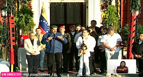 Discurso de Nicolás Maduro tras la liberación de Álex Saab.