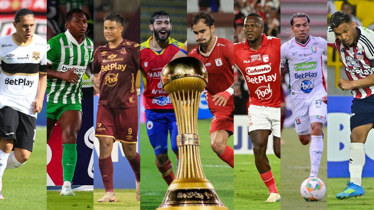 Los ocho finalistas de la Liga BetPlay 2026-I.