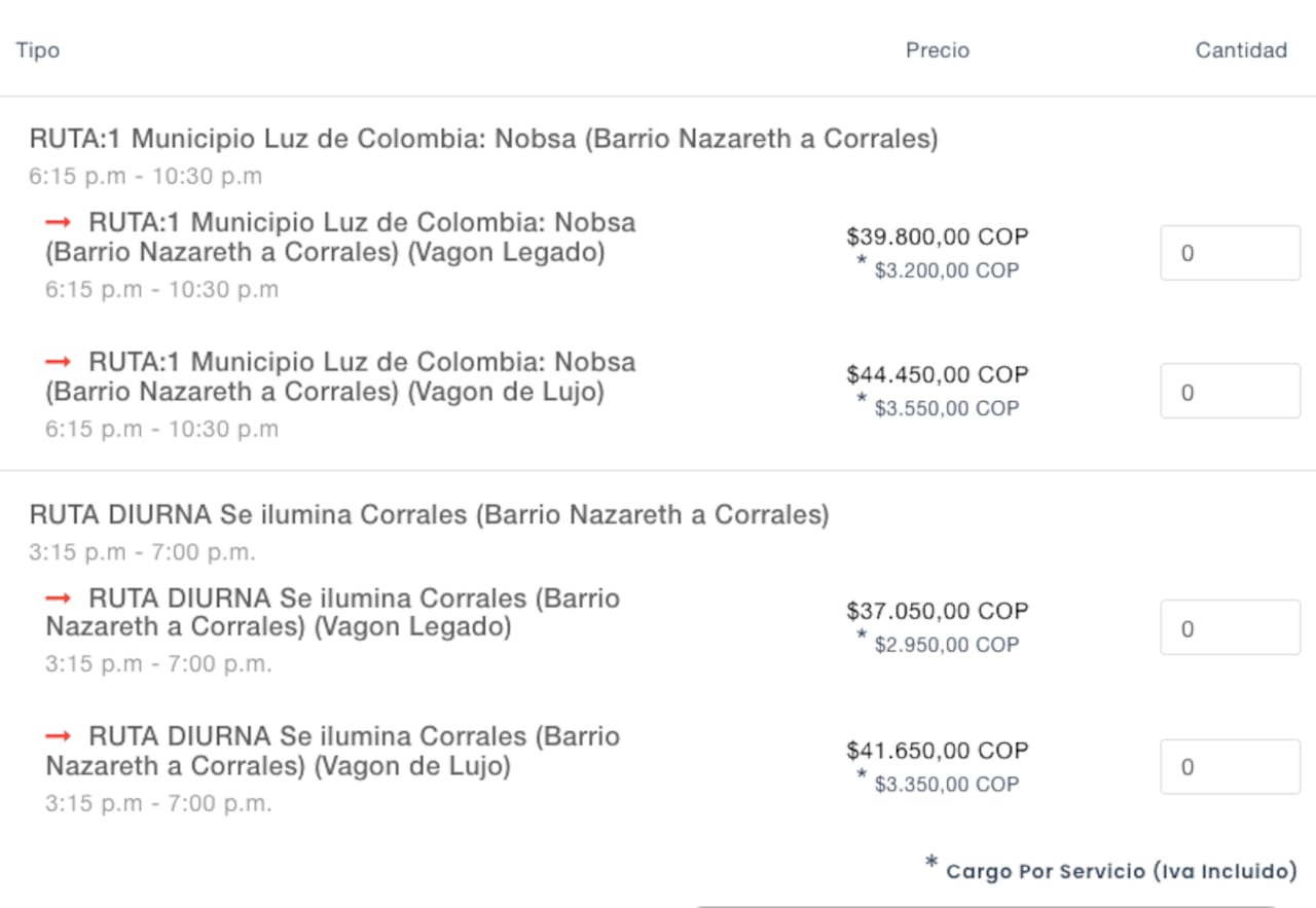 Las rutas del Tren de la Navidad y la Esperanza 2025, en Boyacá