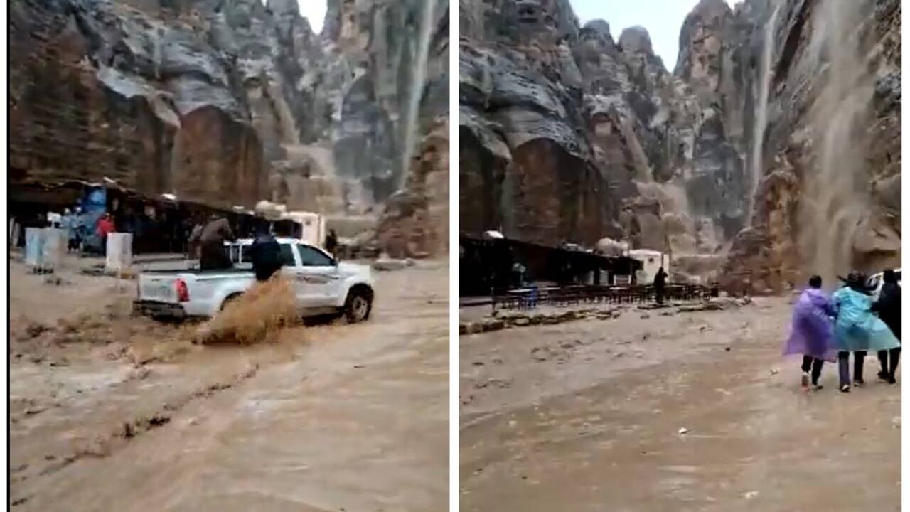 Emergencia por inundaciones en ciudad jordana de Petra