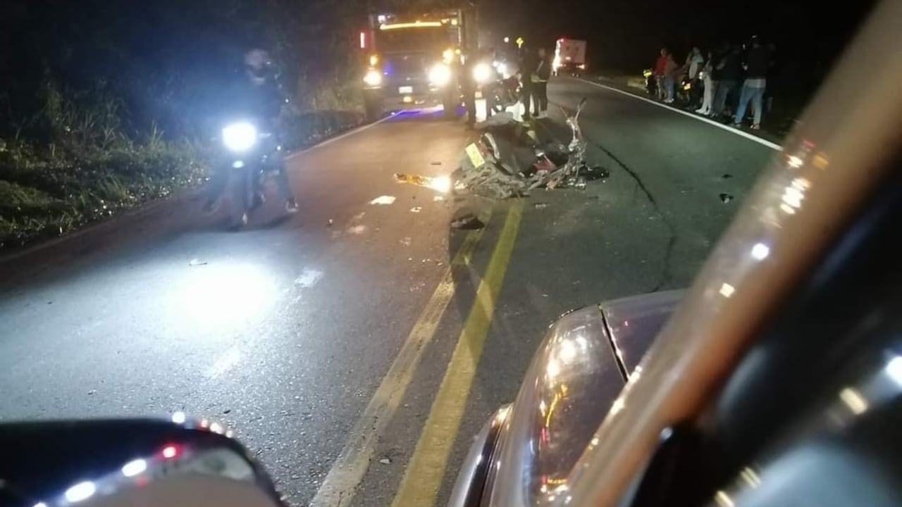 El accidente ocurrió en el sector conocido como La Virgen.
