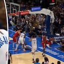Jalen Williams resultó lesionado de gravedad en el partido de Oklahoma CIty Thunder ante Los Ángeles Clippers