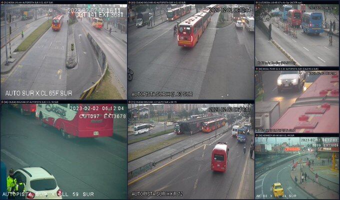 Así luce la Autopista Sur en el Día sin carro y  sin moto en Bogotá