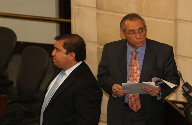 De acusados a acusadores.  Juan Carlos Restrepo (izq.) y Luis Fernando Duque (der.). ¿Quién malogró la reforma? 