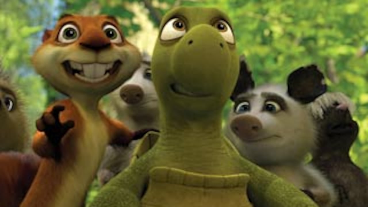 La tortuga Verne (en inglés la voz del humorista Garry Shandling) trata de mantener unida a su familia