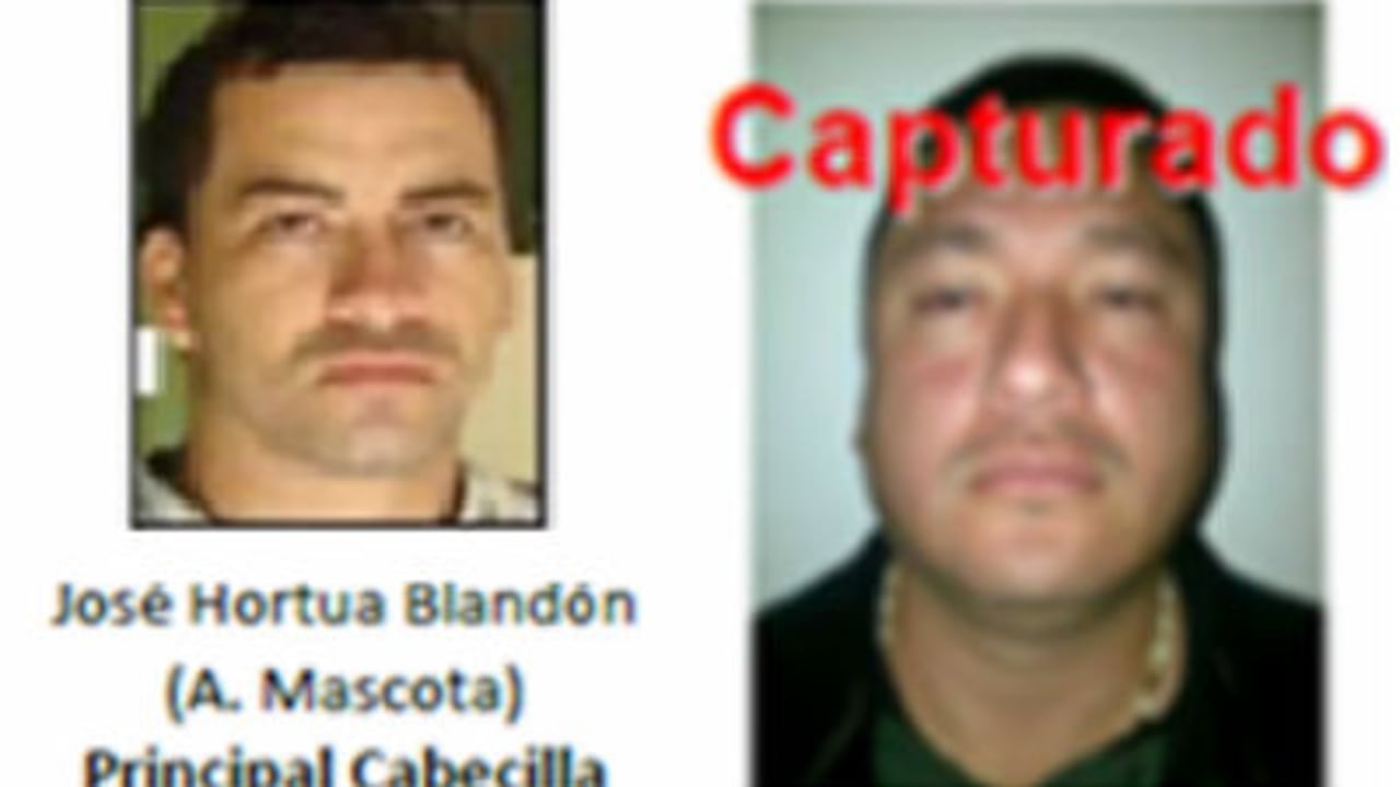 Las autoridades señalan a alias 'Mascota' y alias 'Pinky' como los nuevos cabecillas de la banda de 'Los Rastrojos'.