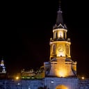 Torre del Reloj de noche - Cartagena