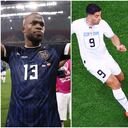 Enner Valencia, Luis Suárez y Lionel Messi.