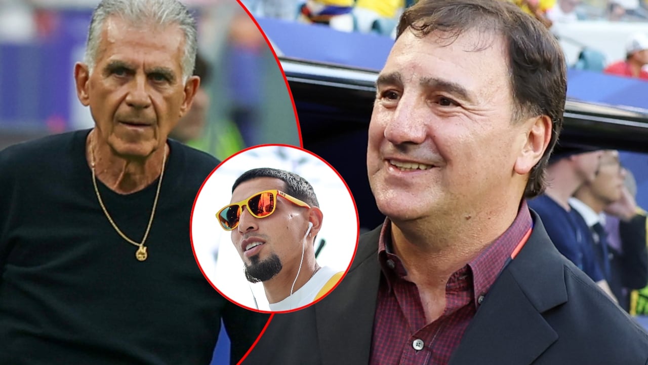Carlos Queiroz, Néstor Lorenzo y Daniel Muñoz.