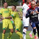 Jugadores del Bucaramanga, Junior, Tolima y América de Cali.