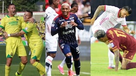 Jugadores del Bucaramanga, Junior, Tolima y América de Cali.