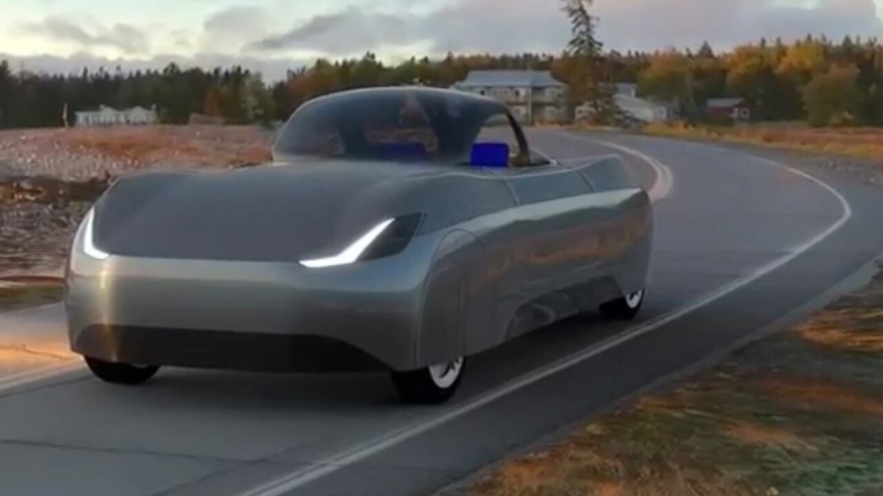 Carro volador. Foto: Captura de pantalla video Alef Aeronautics.