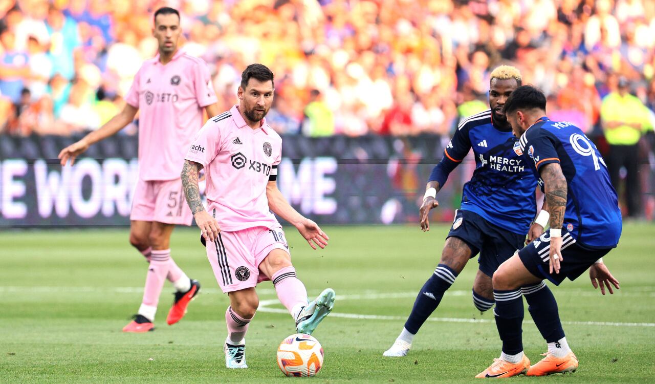 Lionel Messi no pudo evitar la primera decepción con Inter Miami