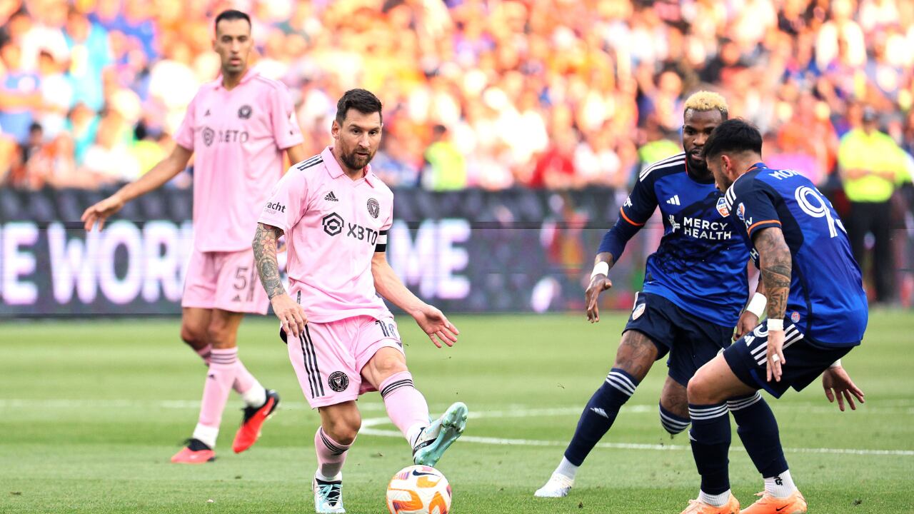 Lionel Messi no pudo evitar la primera decepción con Inter Miami