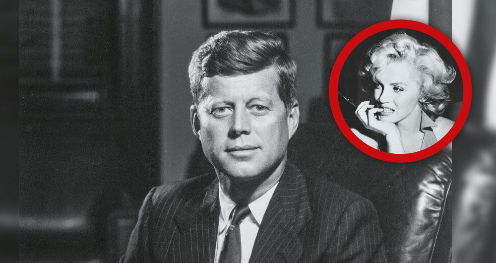  John F. Kennedy tenía una necesidad patológica de sexo y buscaba con ansias a las mujeres rubias. Su amante más famosa fue Marilyn Monroe. 