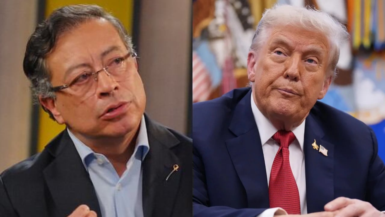 Gustavo Petro y Donald Trump