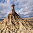 Bardenas Reales, en España.