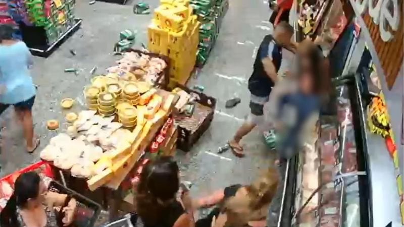 El ataque quedó registrado en video