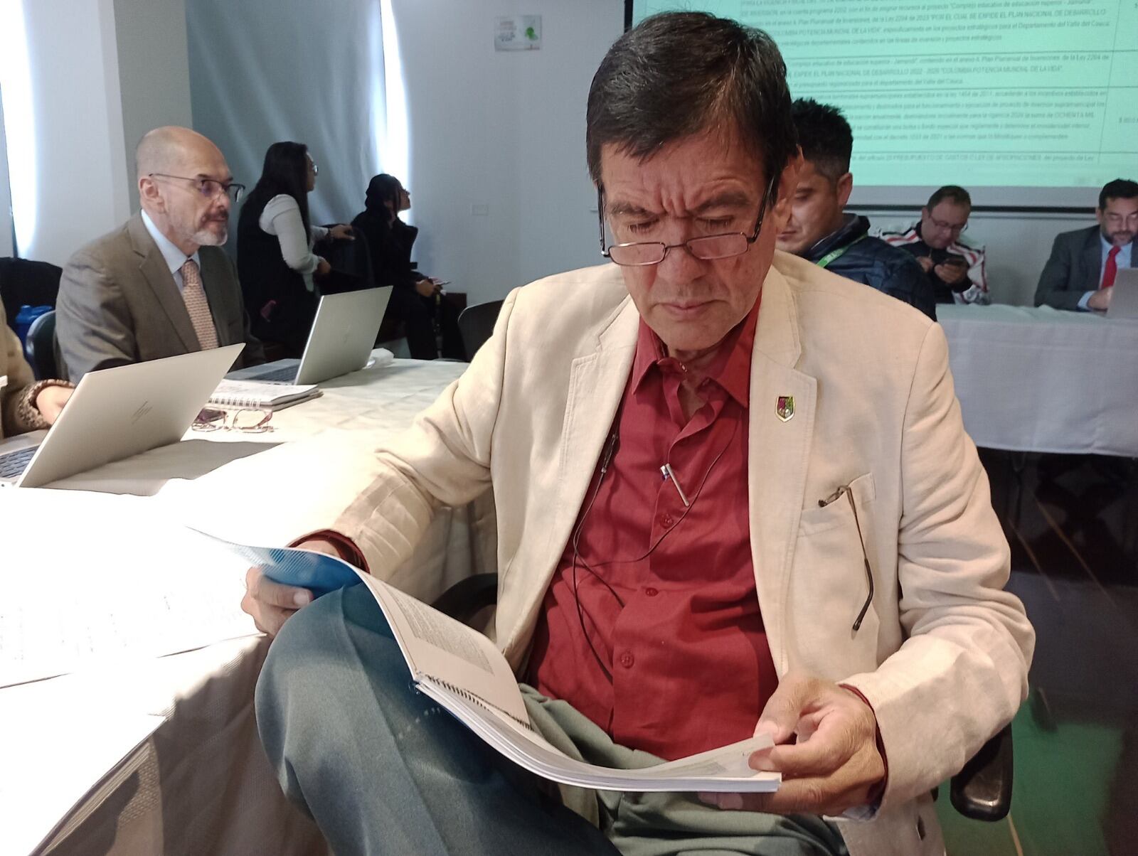 El congresista José Alberto Tejada.